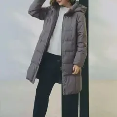 グローブ 800FPつつまれロングダウン 24AW 2way コート 極美品