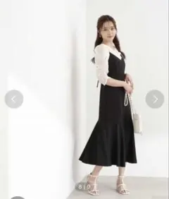 パールショルダーマーメイドキャミワンピース／プロポーション ボディドレッシング