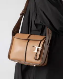 【美品】TOD'S トッズ ショルダーバッグ ブラウン タイムレス 正規品のサムネイル