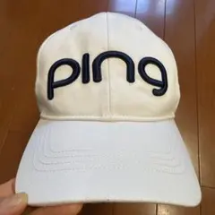 PING ホワイトキャップ PLAY YOUR BEST