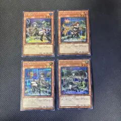 遊戯王　水霊使いエリア、火霊使いヒータ、地霊使いアウス、風霊使いウィン　シク4枚