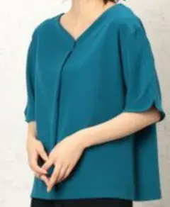 GREEN LABEL RELAXING Vネック 半袖シャツ