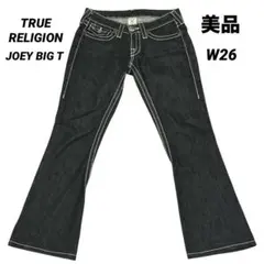 ✨美品✨TRUE RELIGION JOYBIGT W26ブラック フレアデニム