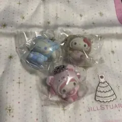 シークレットオーナメント サンリオ フロッキー素材 ラテクマ ３点セット