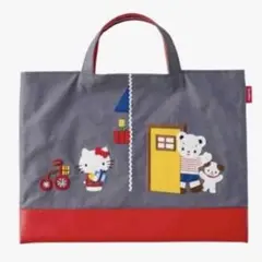 新品】ファミリア キティ デニムバッグ トートバッグ - メルカリ