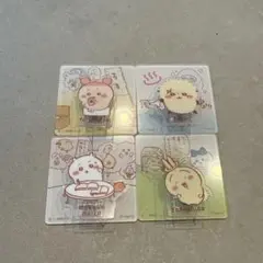 ちいかわ　アクリルシーン　クリップ　4個セット