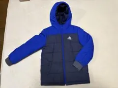 adidas 中綿ジャケットサイズ140 青/紺