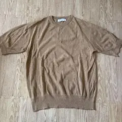GREEN LABEL RELAXING ベージュニット半袖のサムネイル