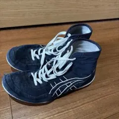 ASICS アシックスレスリングシューズ 青exeo27.5廃盤モデル - メルカリ
