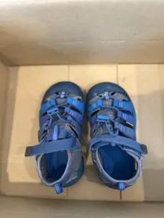 お値下げ中【KEEN】キッズ サンダル 青 17cm