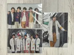 嵐 二宮和也 クリアファイル3枚セット/ワクワク学校/5×20