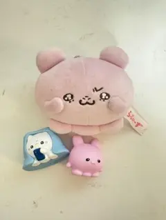 らぶいーず ぴちょんちー すもっぴぬいぐるみ ピンク 約10cmガチャガチャ2点