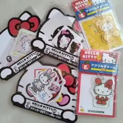 HELLO KITTY 50th アクリルチャーム&ステッカーセット