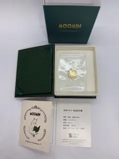 MOOMIN ムーミン＆スナフキン 純金/K18 メダル ペンダントヘッド 