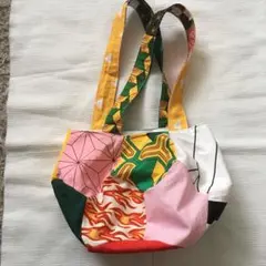ハンドメイド　ミニトートバック　パッチワーク