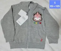 【新品未使用】ロデオクラウンズワイドボウル　 グレー パーカー S