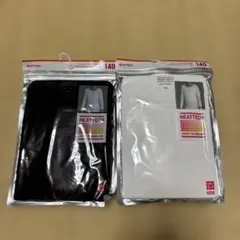 新品　未開封　ユニクロ　ヒートテックUネックT 140サイズ 2枚セット