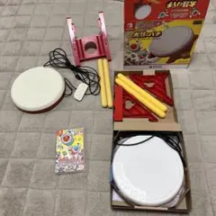 Switch太鼓の達人 太鼓とバチ たたこん２点セットとソフトセット