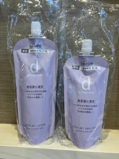 dプログラム バイタルアクト 化粧水＆乳液 つめかえ用のサムネイル