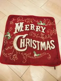 クリスマス刺繍クッションカバー