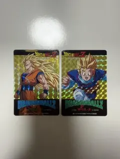 ドラゴンボールZ WGL-1 WGL-3 アマダ　Wプリズム　2枚セット
