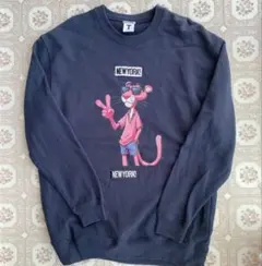 ピンクパンサー/綿トレーナー