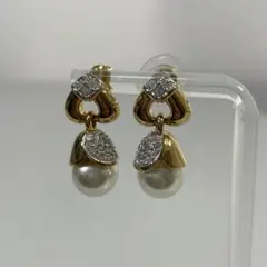 い*ん様 Swarovski スワロフスキー ゴールドトーン パール クリスタル