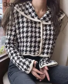 Dazy 千鳥格子 テーラードジャケット