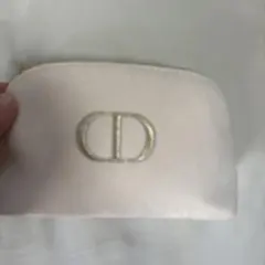 Dior ベージュ サテン ポーチ