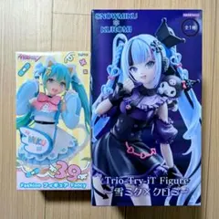 初音ミク フィギュア 2点セット Fashion Fancy 雪ミク×クロミ
