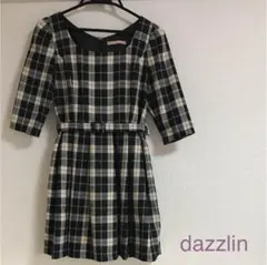 dazzlin チェック ワンピース