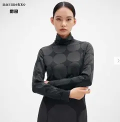 UNIQLO　marimekko ヒートテック　タートルネックT Sサイズ
