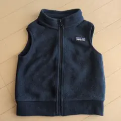 Patagoniaパタゴニア 総柄 シンチラフリースベスト ベビー キッズ 子供