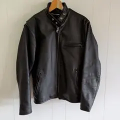 schott leather jacket 36 black USA