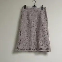 花柄レースタイトスカート ピンク プロポーションボディドレッシング