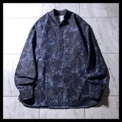 BAGUTTA バグッタ バンドカラー プルオーバー 総柄 シャツ ボタニカルのサムネイル