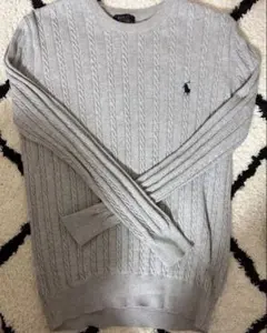 Polo Ralph Lauren ケーブルニット グレー