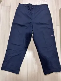 Dickies ネイビー ワークパンツ ダブルニー　w40