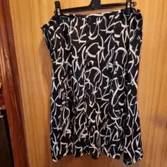 ★最終値下げ。大きいサイズ★フレアスカート…黒系★