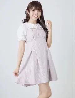 snidel home チェリーカシュクールワンピース - メルカリ