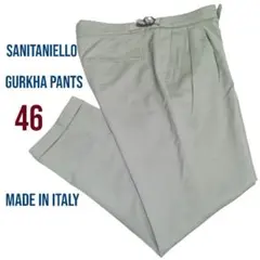 サンタニエッロ Santaniello 46 グルカパンツ イタリア製 ウールのサムネイル