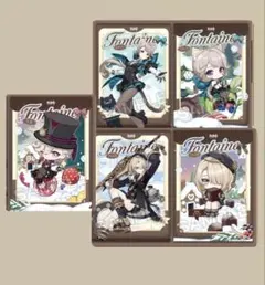 【新品】ローソン限定 原神クリアファイル5種セット