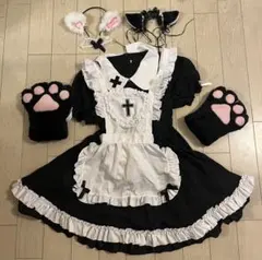 SHEIN メイド服セット（猫）
