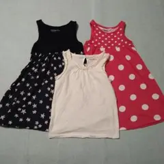 ！お値下げ☆babyGAP H&Мワンピース×2&タンクトップ3点おまとめ110