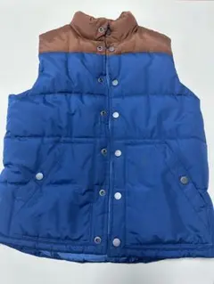 Old Navy ダウンベスト 青・茶色