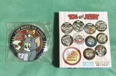 トムとジェリー トムとジェリー展 金バッジ 缶バッジ