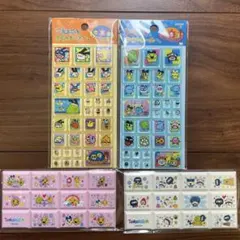 たまごっち　タイルシール　ちょこぶろっくシール　4点セット