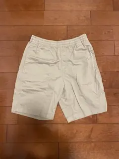UNIQLO ベージュ ゴムウエスト ハーフパンツ