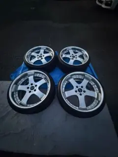 WORK ユーロライン18インチ 9.5J 10J PCD100 プリウス深リム - メルカリ