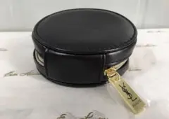 新品 ノベルティ 丸型ポーチ 黒